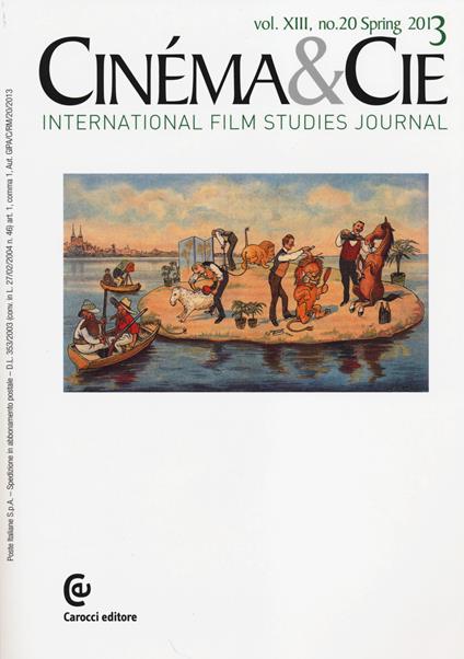 Cinéma & Cie. International film studies journal. Vol. 20 - copertina