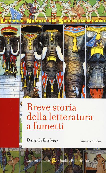 Breve storia della letteratura a fumetti -  Daniele Barbieri - copertina