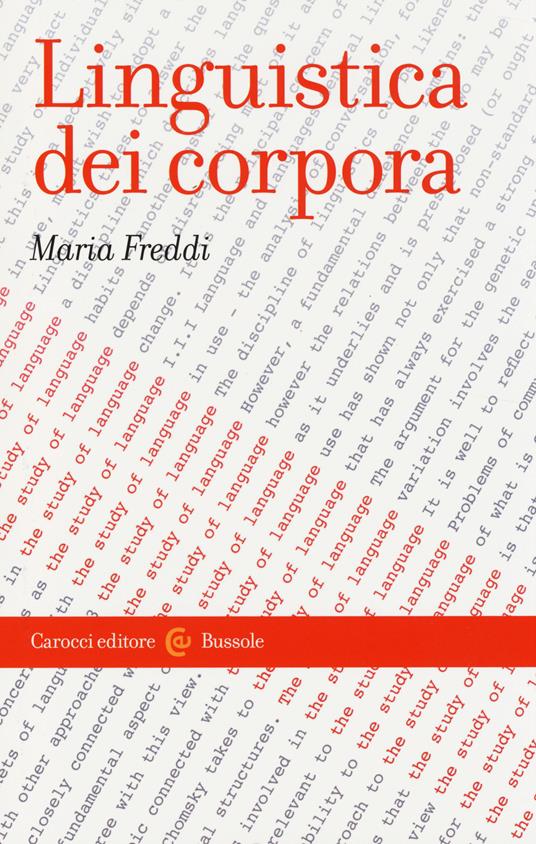 Linguistica dei corpora - Maria Freddi - copertina