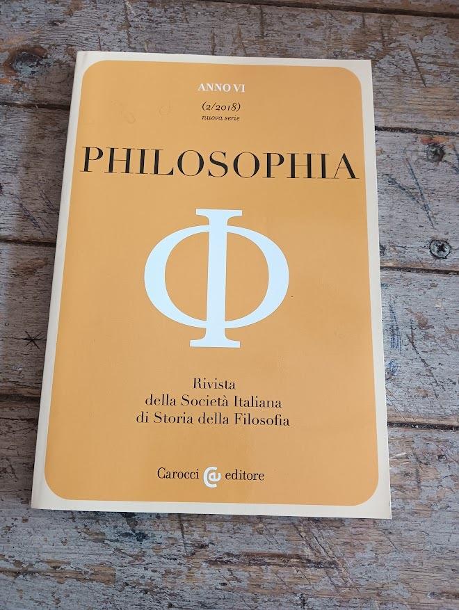 Philosophia (2018). Vol. 2