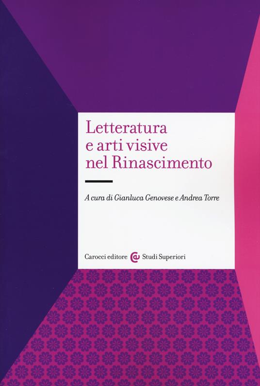 Letteratura e arti visive nel Rinascimento - copertina