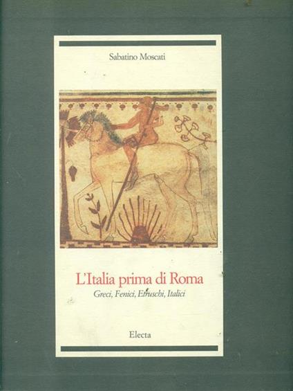 L' Italia prima di Roma - Sabatino Moscati - copertina