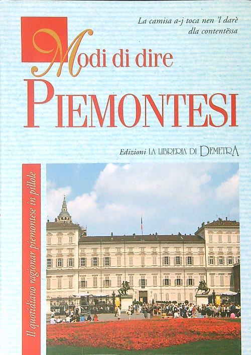 Modi di dire piemontesi