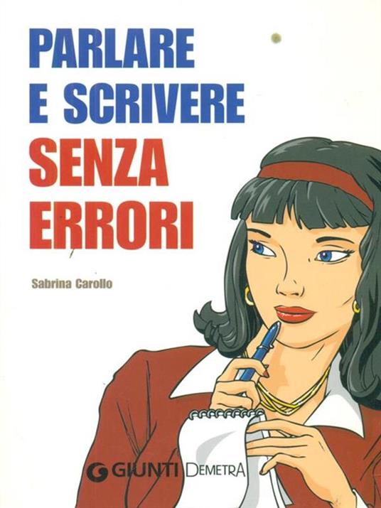 Parlare e scrivere senza errori - Sabrina Carollo - copertina
