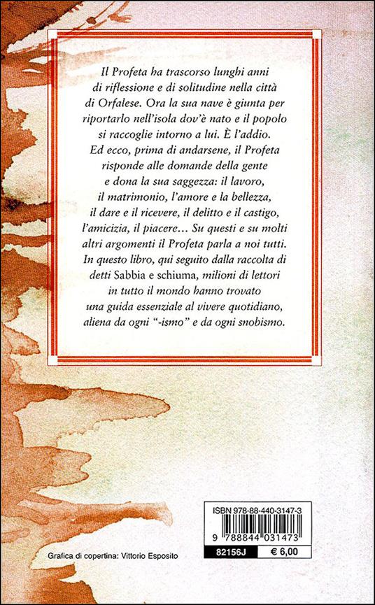 Il profeta-Sabbia e schiuma - Kahlil Gibran - 2