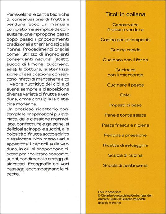 Conservare frutta e verdura - 4
