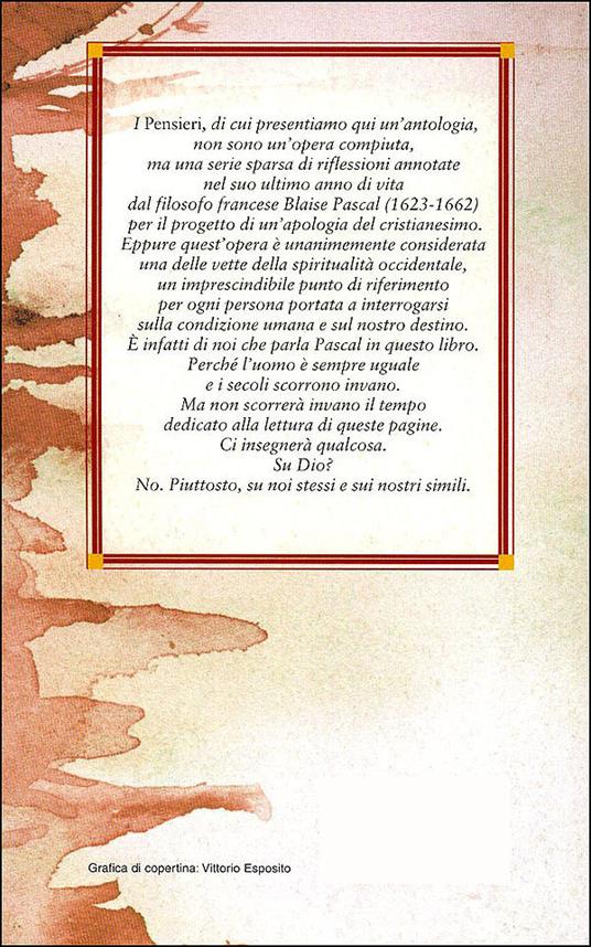 Pensieri - Blaise Pascal,Angela Cerinotti - ebook - 2