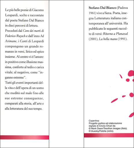 L' infinito e altri canti. Con il racconto di Stefano Dal Bianco - Giacomo Leopardi,Stefano Dal Bianco - 2