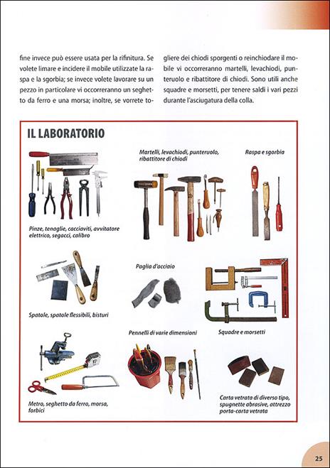 Restaurare e riparare mobili. Nozioni di base. Materiali e tecniche. Lucidare, pulire e verniciare. Cura e riparazioni - 2