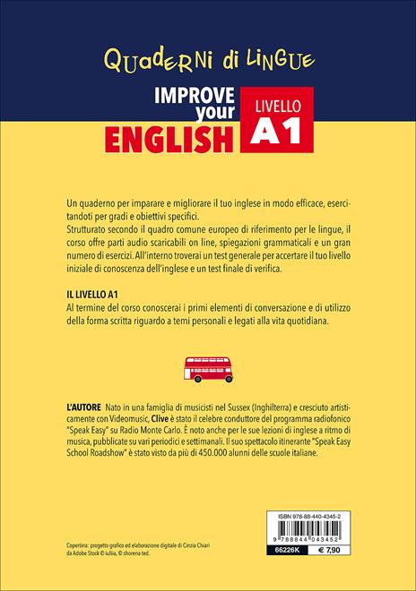 Improve your English. Livello A1. Con Contenuto digitale per download - Clive Malcolm Griffiths - 2