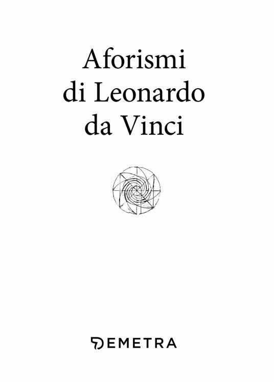 Aforismi - Leonardo da Vinci - 3