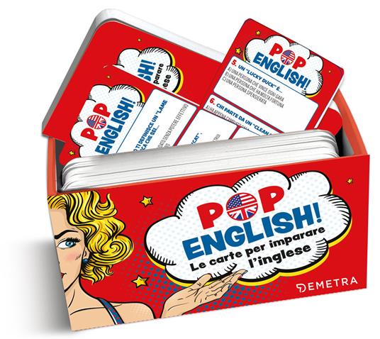 Pop english! Le carte per imparare l'inglese. Con 50 Carte - copertina