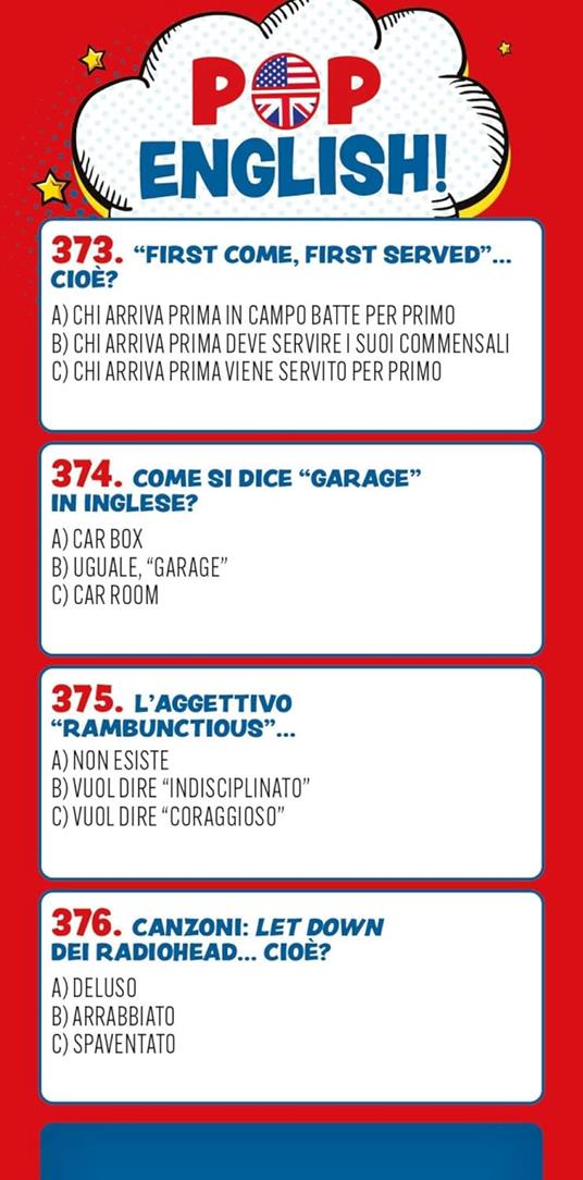 Pop english! Le carte per imparare l'inglese. Con 50 Carte - 3
