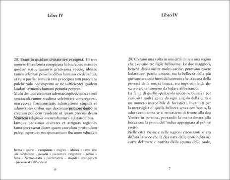 La favola di Amore e Psiche. Testo latino a fronte e note linguistiche - Apuleio - 4