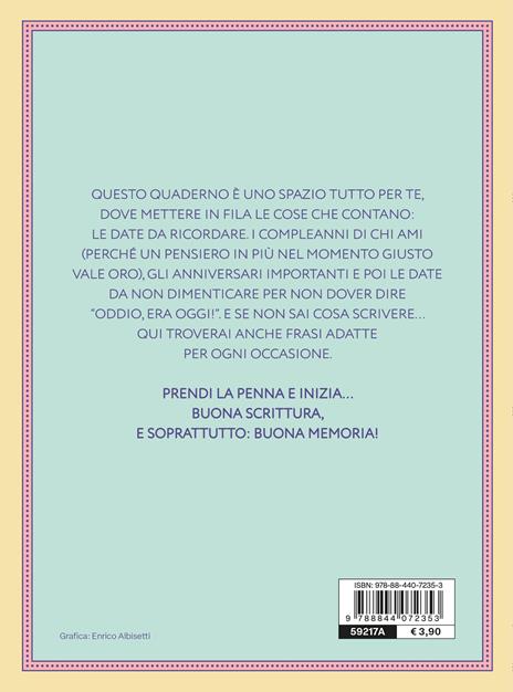 Le date da ricordare. Compleanni, anniversari e altri giorni importanti - 2