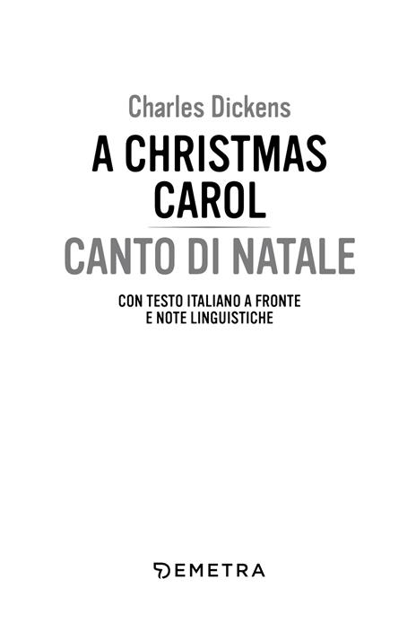 Christmas carol-Canto di Natale. Testo italiano a fronte e note linguistiche - Charles Dickens - 3