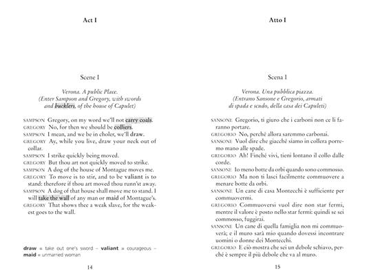 Romeo and Juliet-Romeo e Giulietta. Testo italiano a fronte e note linguistiche - William Shakespeare - 4