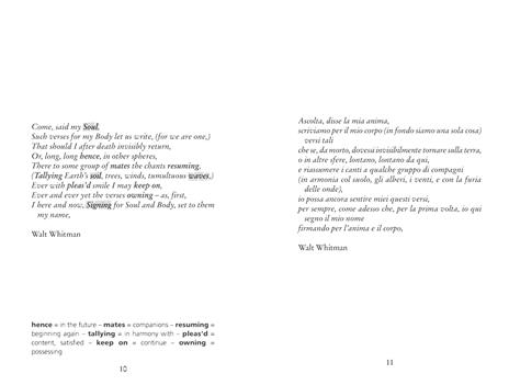 Leaves of grass-Foglie d'erba. Testo italiano a fronte e note linguistiche - Walt Whitman - 4