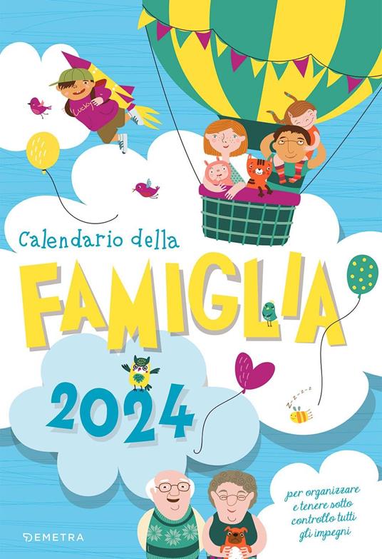 Calendario della famiglia 2024 - Demetra - Cartoleria e scuola