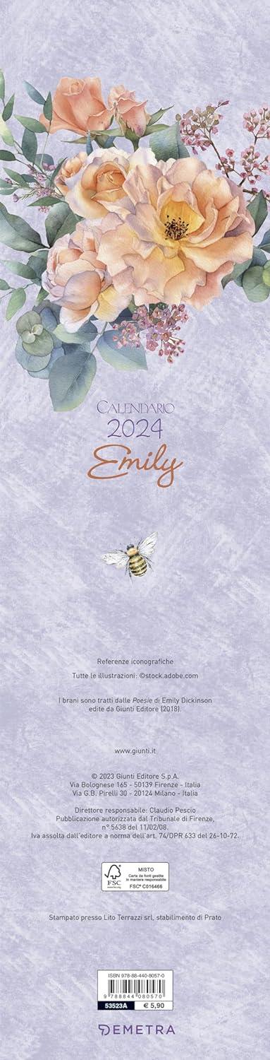 Calendario Emily stretto 2024 - 2