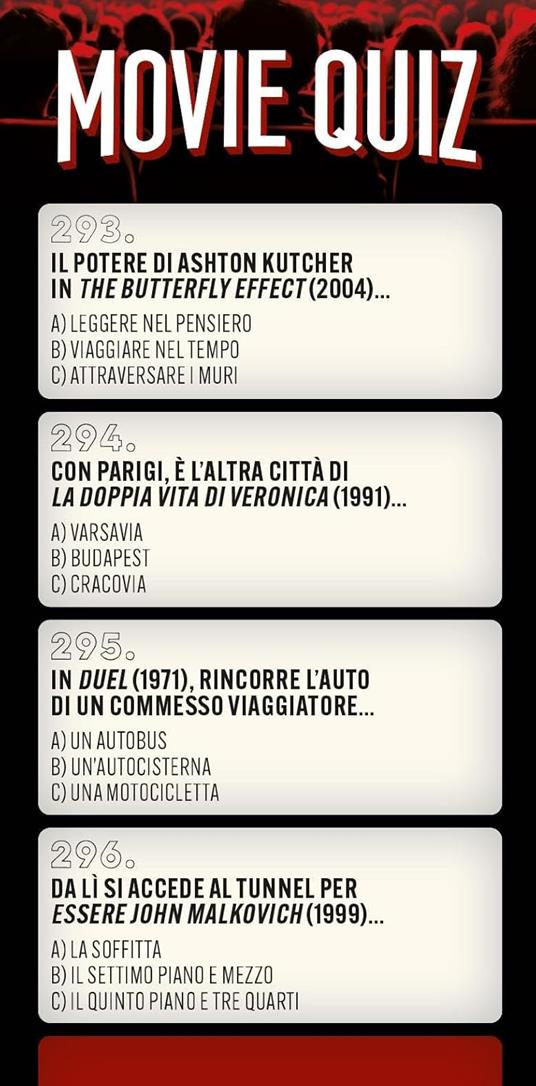 Movie quiz. La supersfida per amanti del cinema. Con 50 Carte - Fabio Leocata - 4