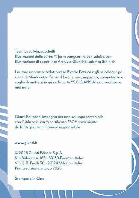 S.O.S. ansia. Le carte del benessere. Con 50 Carte - Luca Mazzucchelli - 2