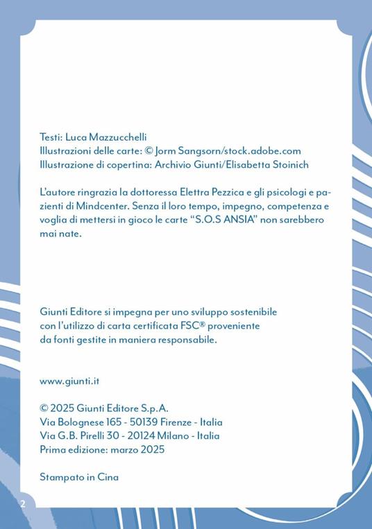 S.O.S. ansia. Le carte del benessere. Con 50 Carte - Luca Mazzucchelli - 2