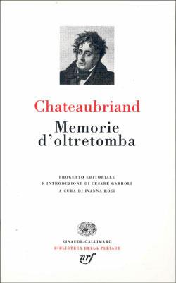 Memorie d'oltretomba - François-René de Chateaubriand - copertina