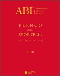 Elenco degli sportelli bancari 2010 - copertina