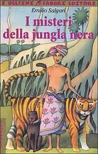 I misteri della jungla nera - Emilio Salgari - copertina