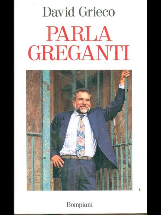 Parla Greganti - David Grieco - copertina