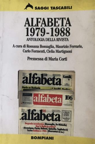 Alfabeta 1979-1988. Antologia della rivista - copertina