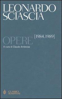 Opere. Vol. 3: 1984-1989. - Leonardo Sciascia - copertina