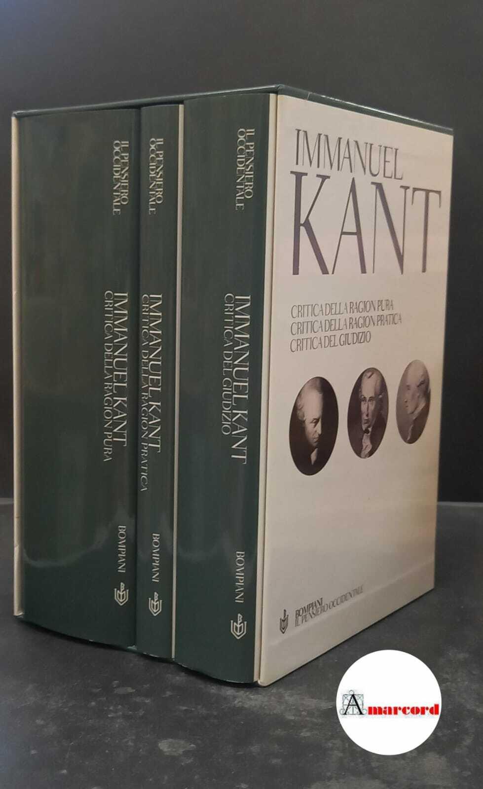 Critica della ragion pura-Critica della ragion pratica-Critica del giudizio. Testo tedesco a fronte
