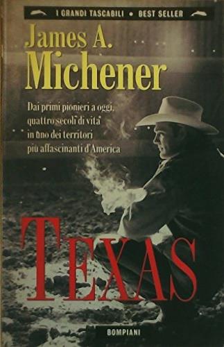 Texas - James A. Michener - copertina