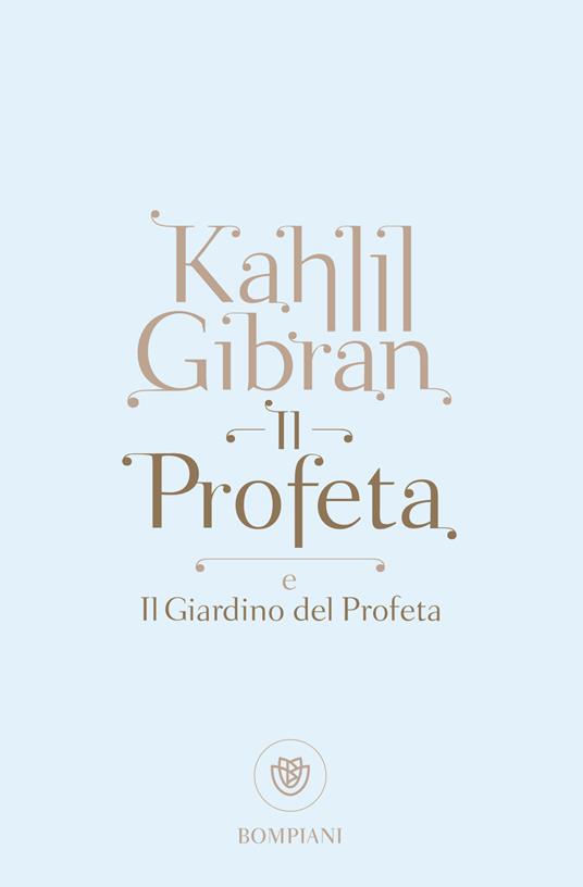 Il profeta-Il giardino del profeta - Kahlil Gibran - copertina
