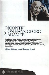 Incontri con Hans-Georg Gadamer - copertina