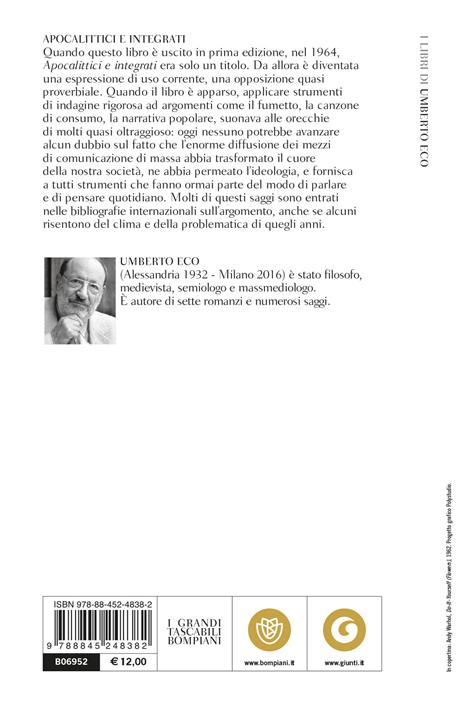 Apocalittici e integrati - Umberto Eco - 2