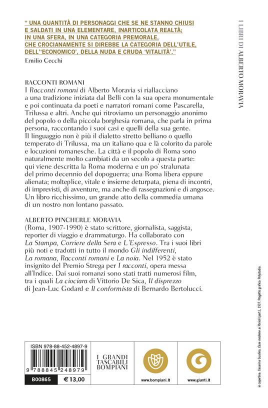 Racconti romani - Alberto Moravia - 2