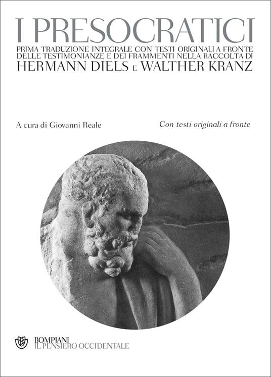 I presocratici. Testo greco a fronte - copertina