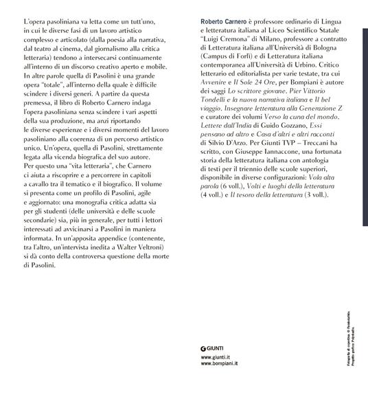 Morire per le idee. Vita letteraria di Pier Paolo Pasolini - Roberto Carnero - 3