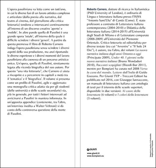 Morire per le idee. Vita letteraria di Pier Paolo Pasolini - Roberto Carnero - 4