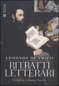 Ritratti letterari e nuovi ritratti letterari e artistici - Edmondo De Amicis - copertina