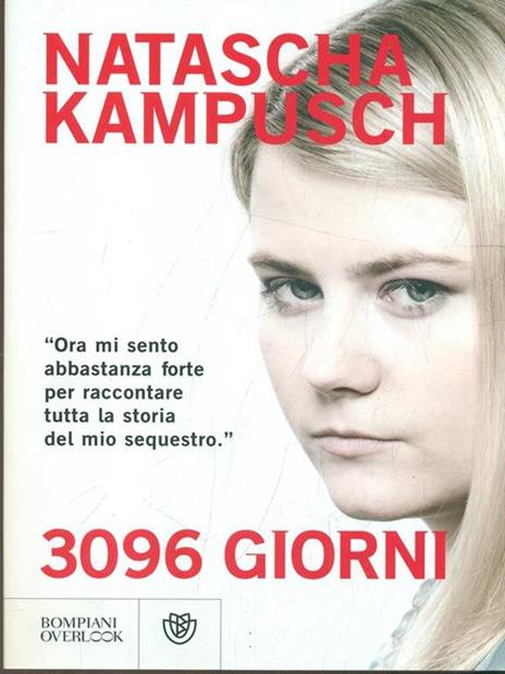 3096 giorni - Natascha Kampusch - copertina