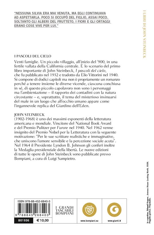 I pascoli del cielo - John Steinbeck - 2