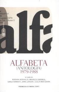 Alfabeta (antologia) 1979-1988 - copertina