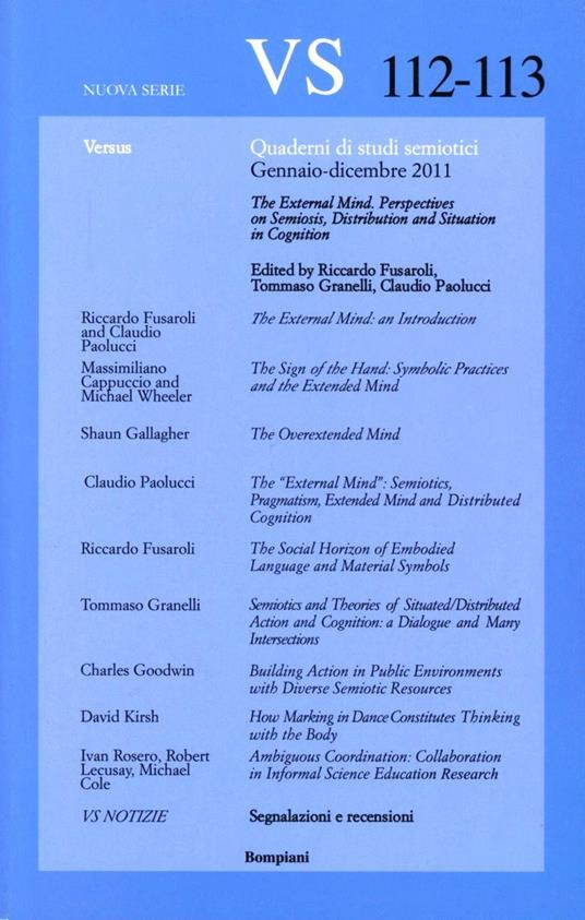 Versus vol. 112-113 - copertina