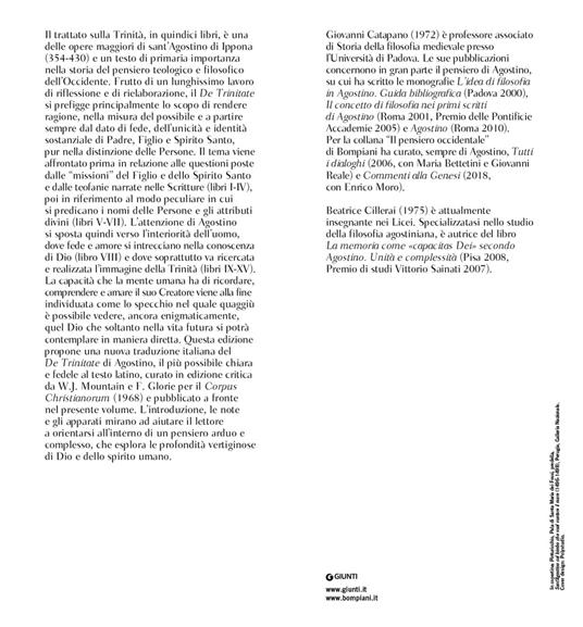 La trinità. Testo latino a fronte - Agostino (sant') - 3