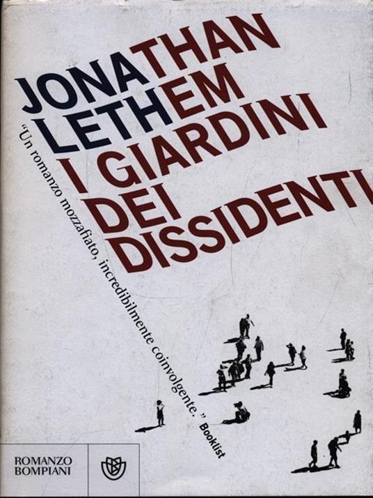 I giardini dei dissidenti - Jonathan Lethem - copertina
