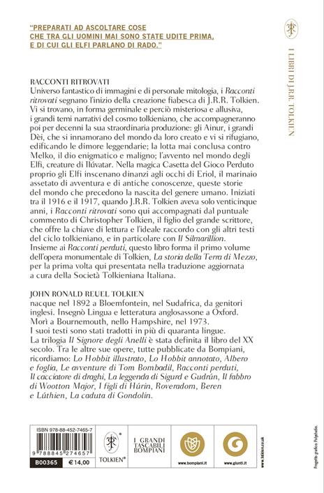 Racconti ritrovati - John R. R. Tolkien - 2